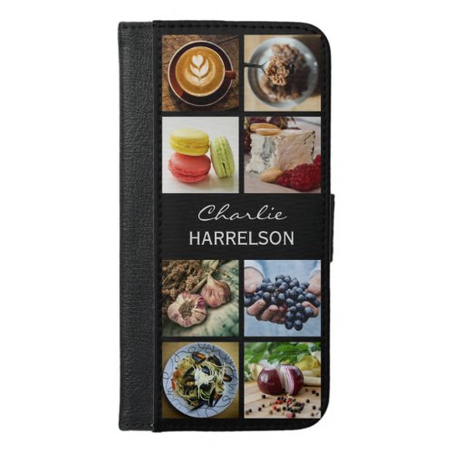 YOUR PHOTOS  Foodie custom name phone wallets