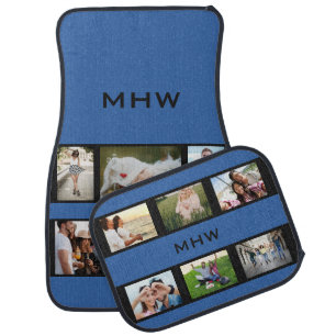YOUR PHOTOS, Monogram & Color car mats