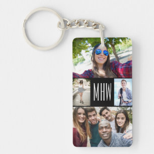 YOUR PHOTOS & MONOGRAM key chain