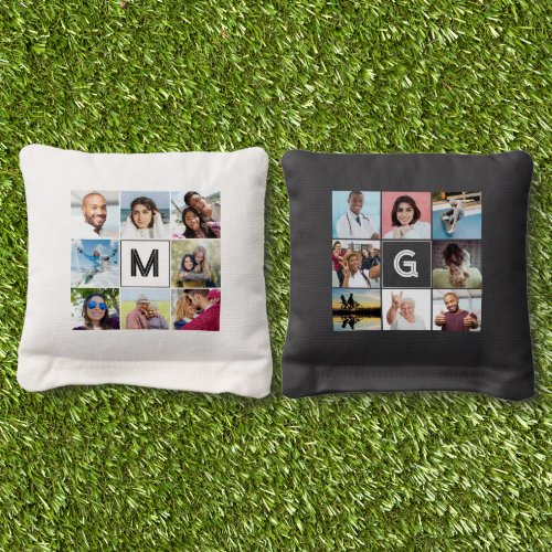 YOUR Photos  Monograms Custom Cornhole Bags