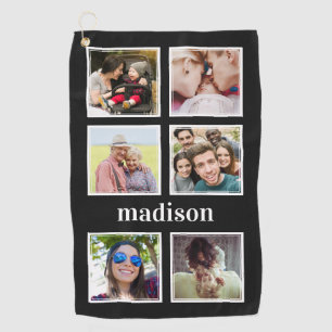 YOUR photos, name & color golf towel