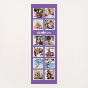 YOUR photos, name & color yoga mat