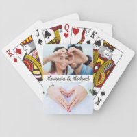 YOUR Photos & Name(s) custom playing cards