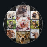 YOUR PHOTOS or cute dogs custom dart board<br><div class="desc">See my store for more custom photo items.</div>