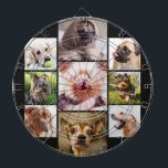 YOUR PHOTOS or cute dogs custom dart board<br><div class="desc">See my store for more custom photo items.</div>