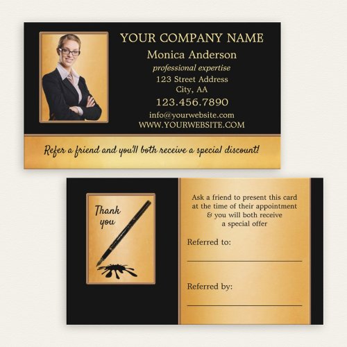 Your Photos Professional Referral Business Card
