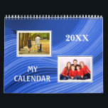 Your photos surrounded by Seasonal Frame Calendar<br><div class="desc">A seasonal image appropriate to each month of the year provides a frame background for your personal photos. The text on the front is easily changed by using the template. For example, you might want to change "My Calendar" to a family name, or something else. For other changes (different type...</div>
