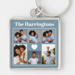 Your Photos, Text & Color coaster set Keychain