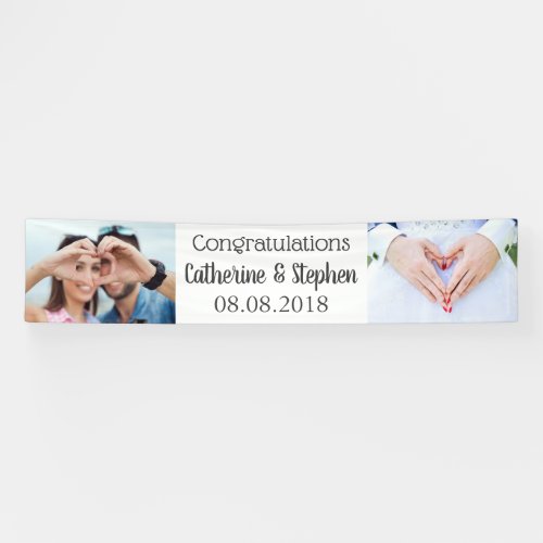 YOUR PHOTOS TEXT  COLOR custom banner