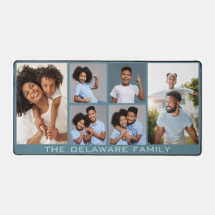 YOUR Photos, Text & Color Desk Mat