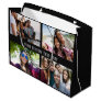 YOUR PHOTOS, TEXT & COLOR large gift bag