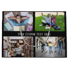 YOUR PHOTOS, TEXT & COLOR large gift bag
