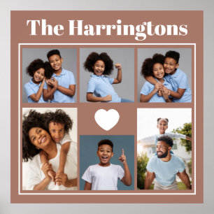 YOUR Photos, Text & Color Poster