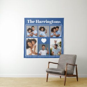 YOUR Photos, Text & Color Tapestry