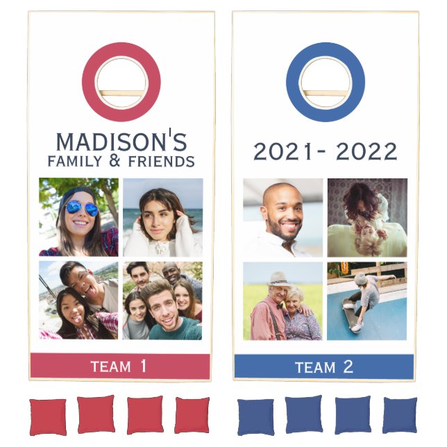 YOUR Photos & Text Cornhole Set (Set)