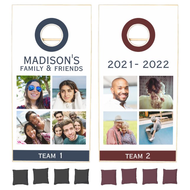 YOUR Photos & Text Cornhole Set (Set)
