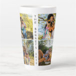 Your Photos &amp; Text Custom Latte Mug at Zazzle