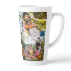 YOUR photos & text custom latte mug
