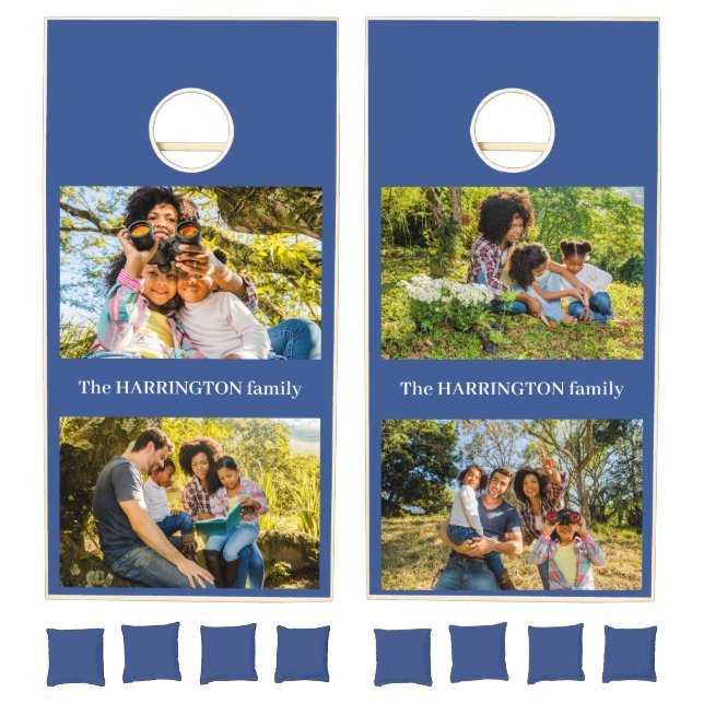 YOUR photos, texts & colors Cornhole Set (Set)