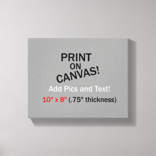 Your Pic on Canvas - 10" x 8" (.75" thick) (Front)