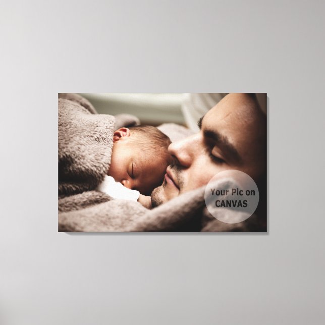 Your Pic on Canvas - 36" x  24" (Front)