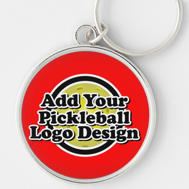 Your Pickleball Logo Keychain (Front)