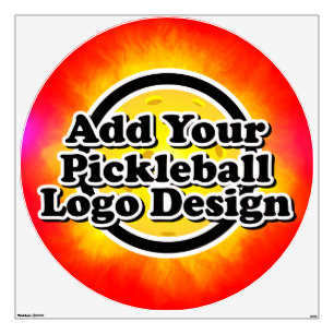 Your Pickleball Logo Wall Sticker