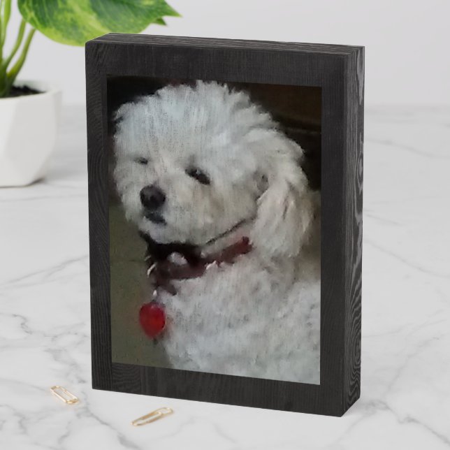 Your Picture Here Wooden Box Sign (In Situ Vertical)