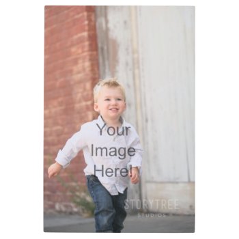 Your Picture On Large Metal Wall Hanging Metal Print by DIYprintshop at Zazzle