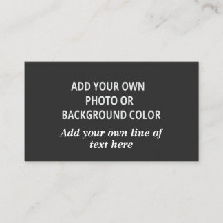 Your picture or background color. Your text Throw  Business Card
