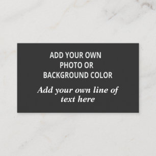 Your picture or background color. Your text Throw Place Card