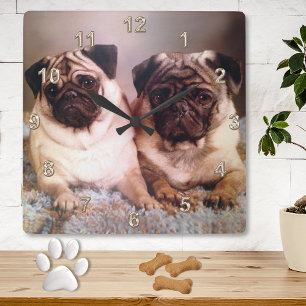 YOUR, PICTURE Wall Clocks, with INSTRUCTIONS Square Wall Clock