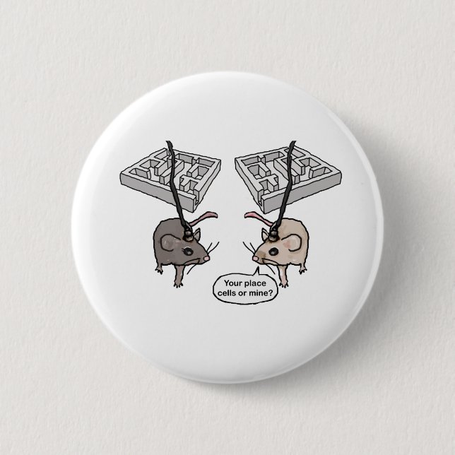 Your Place (Cells) or Mine? Button (Front)