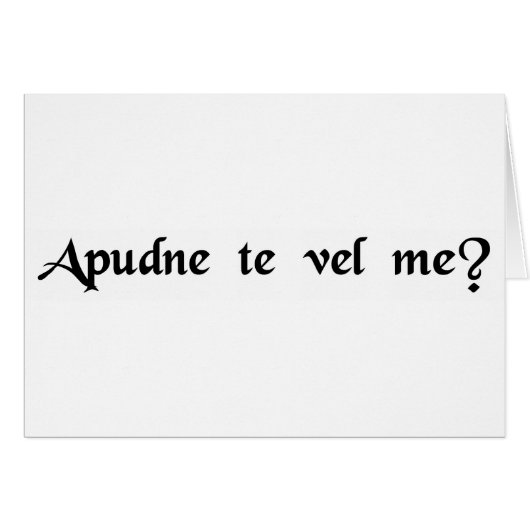 Your place or mine? cards (Front Horizontal)