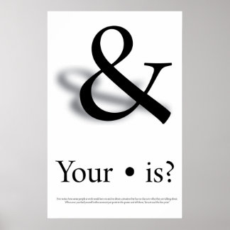 Your Point? Poster