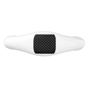 Your Polka Dots Color on Black Click Customize Ceramic Drawer Pull