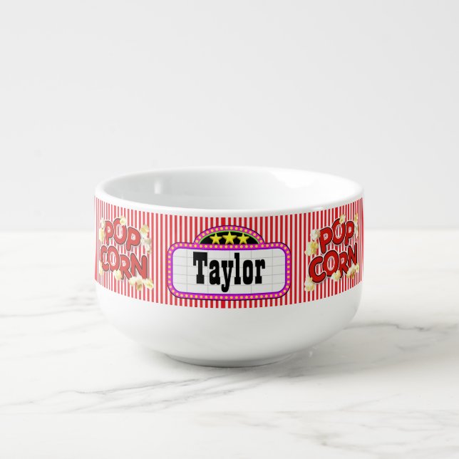 Your POPCORN Bowl with Handle (Front)