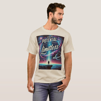 Your Potential is Limitless – Galaxy-Inspired Moti T-Shirt