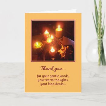 Your Precious Friendship... Thank You Card by inFinnite at Zazzle