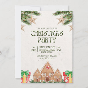 "Your Presence Honored: Enchanting Christmas Invit Invitation