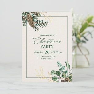 "Your Presence Honored: Enchanting Christmas Invit Invitation