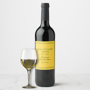 Your Private Label Homemade Dandelion Wine