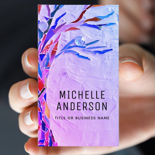 Your Profession Purple Business Card