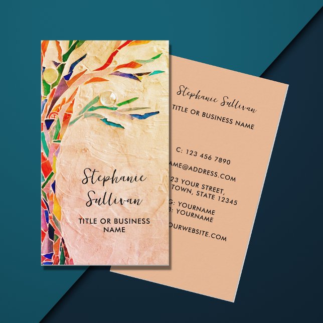 Your Profession Rustic Tree  Business Card (Creator Uploaded)