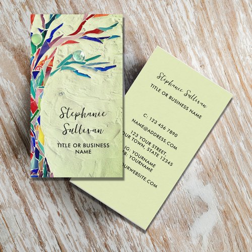 Your Profession Tree Green Business Card