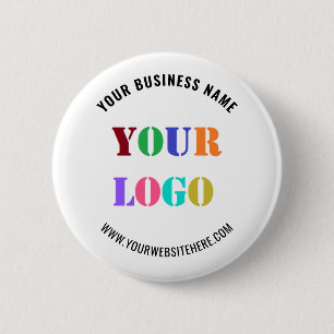 Your Promotional Branded Business Button Template