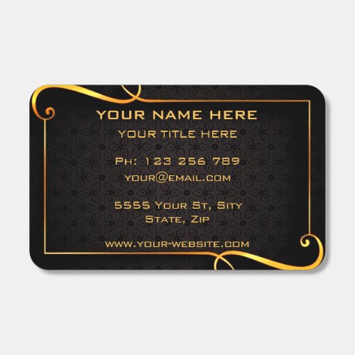 Your Promotional Business Black Gold Matchboxes