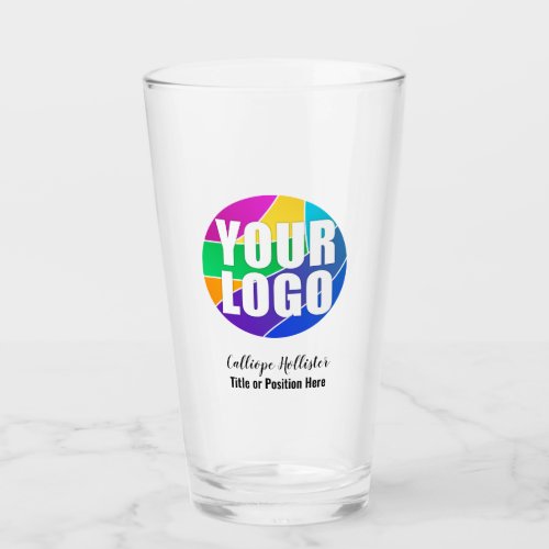 Your Promotional Business Logo Corporate Giveaway Glass