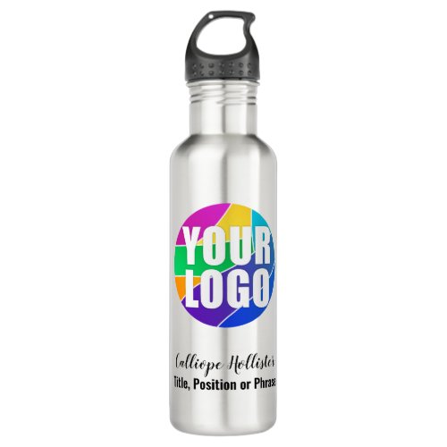 Your Promotional Business Logo Corporate Giveaway Stainless Steel Water Bottle