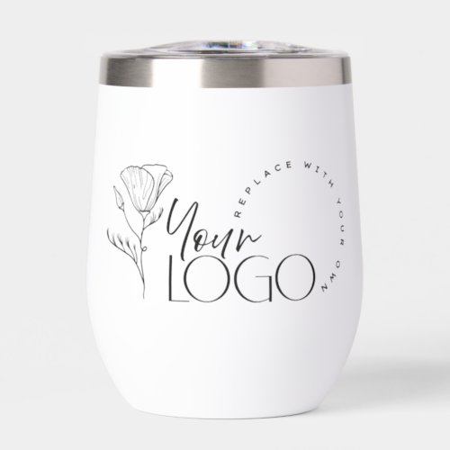 Your Promotional Business Logo Corporate Giveaway Thermal Wine Tumbler